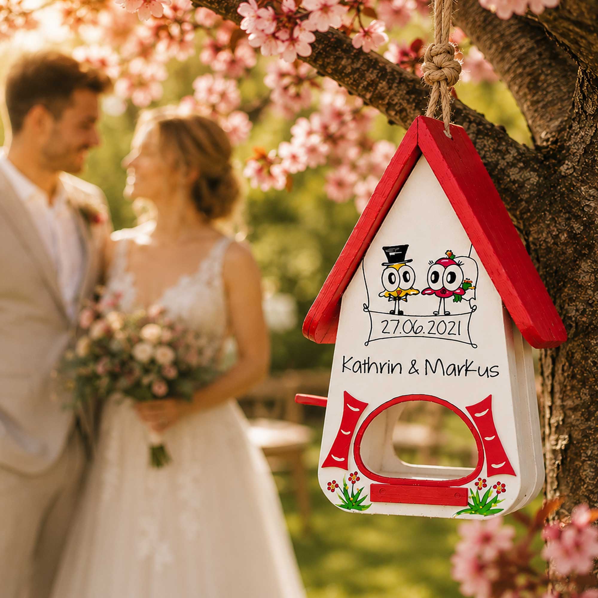 Persönliches geschenk zur Hochzeit Kinder Eltern Trauzeugin , Personalisiertes geschenk gravur Namen vom Brautpaar