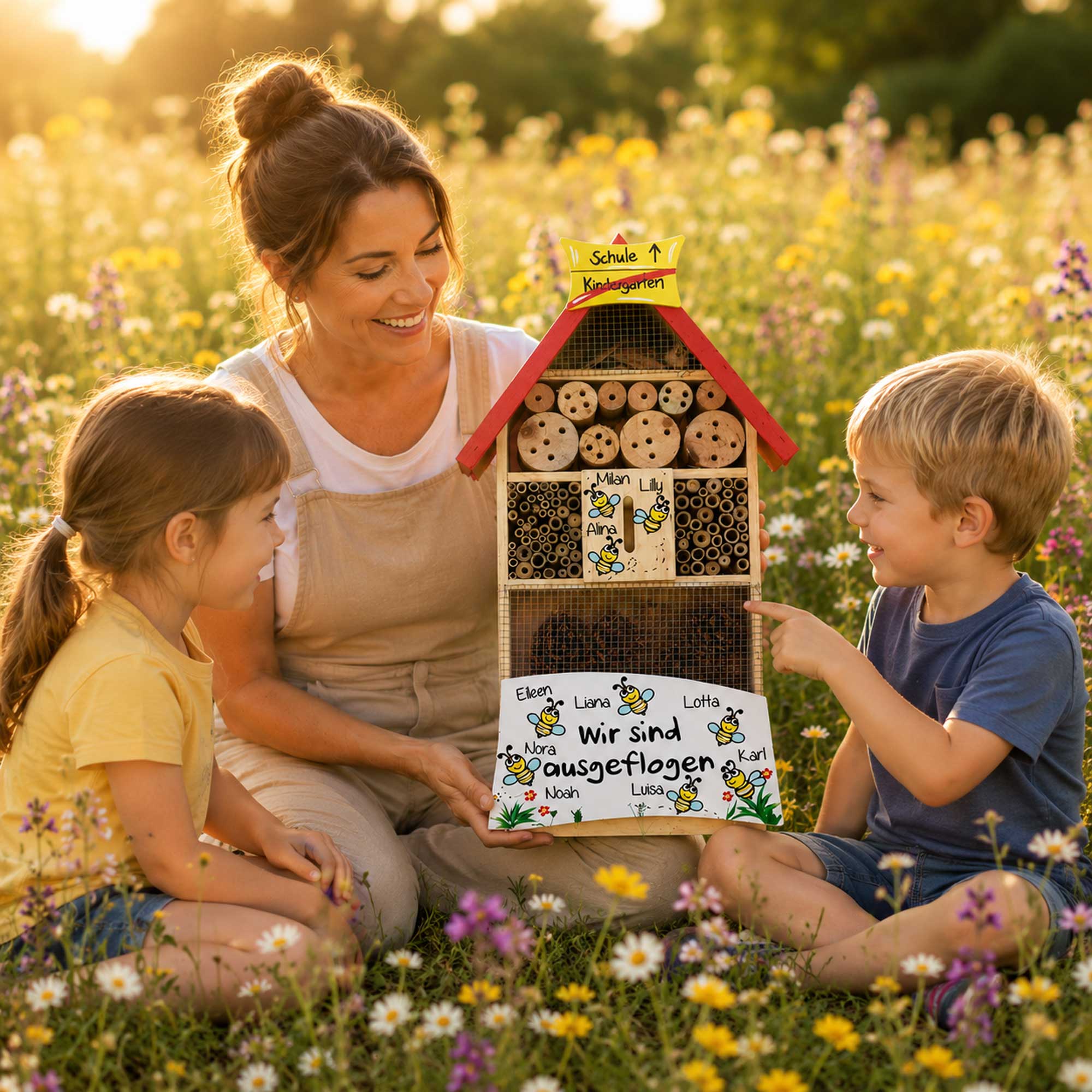 Geschenkidee zum kindergarten abschied erzieherin Tagesmutter bienen nützliches Geschenk