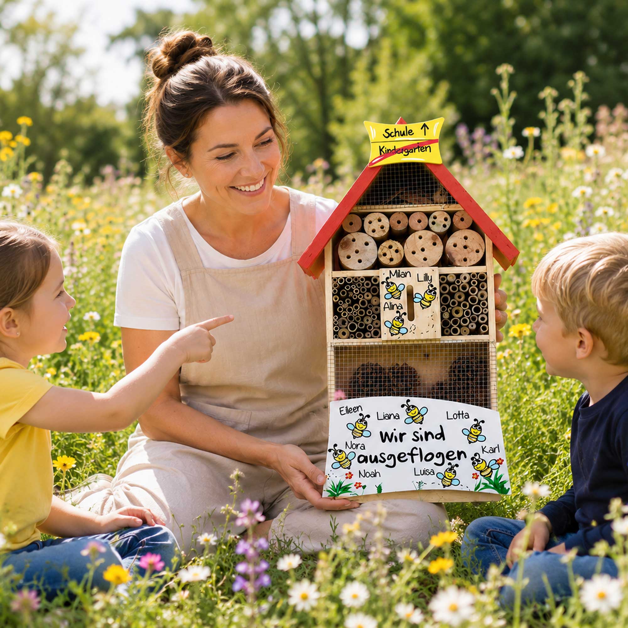 Geschenkidee zum kindergarten abschied erzieherin Tagesmutter bienen nützliches Geschenk
