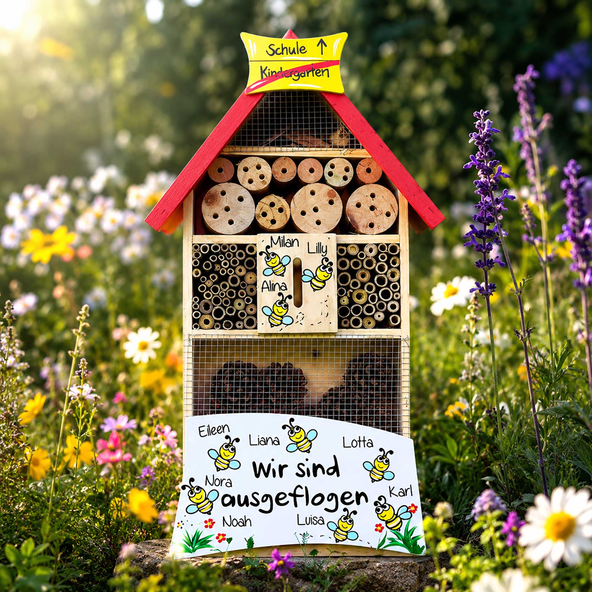 Geschenkidee zum kindergarten abschied erzieherin Tagesmutter bienen nützliches Geschenk