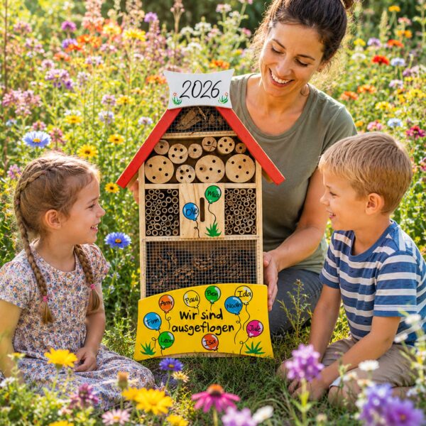 Abschiedsgeschenk Idee Erzieherin Kindergarten Abschied Nachhaltiges geschenk Insektenhotel Luftballons mit namen personalisiertes geschenk persönlich