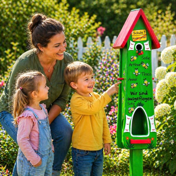 Persönliches Abschiedsgeschenk für die Erzieherin, nützliches Geschenk Kindergarten Abschied mit Bienen Bienengruppe