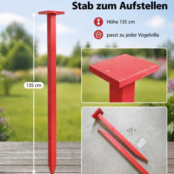 Stab massiv XL universal 135 cm
