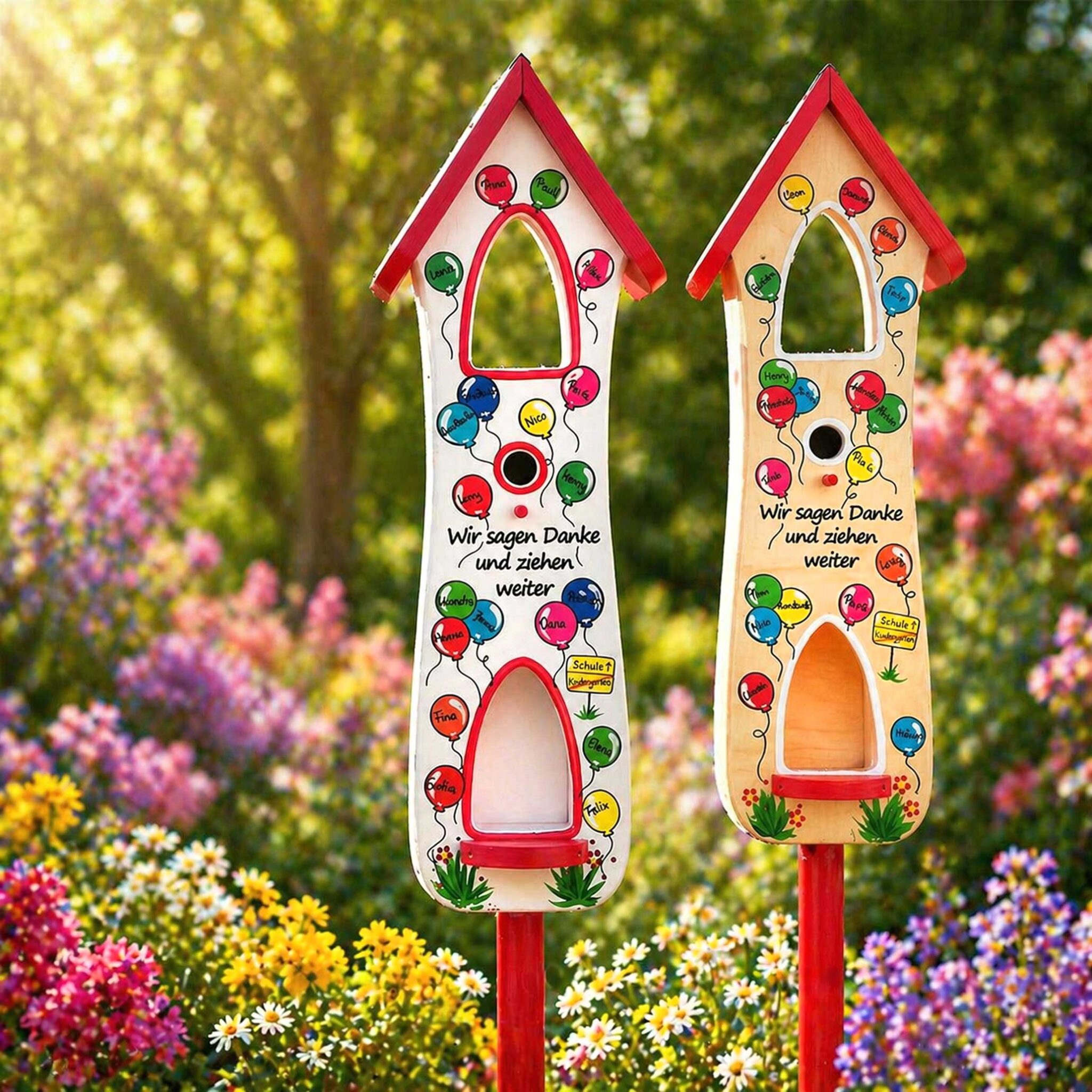 Persönliches nachhaltiges Geschenk für die Erzieherin, Kindergarten Nachhaltiges Geschenk Kindergarten Vogelhaus Nistkasten