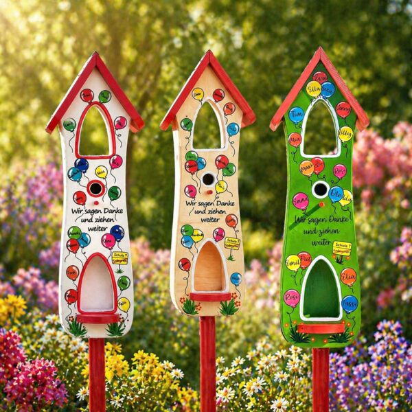 Persönliches nachhaltiges Geschenk für die Erzieherin, Kindergarten Nachhaltiges Geschenk Kindergarten Vogelhaus Nistkasten