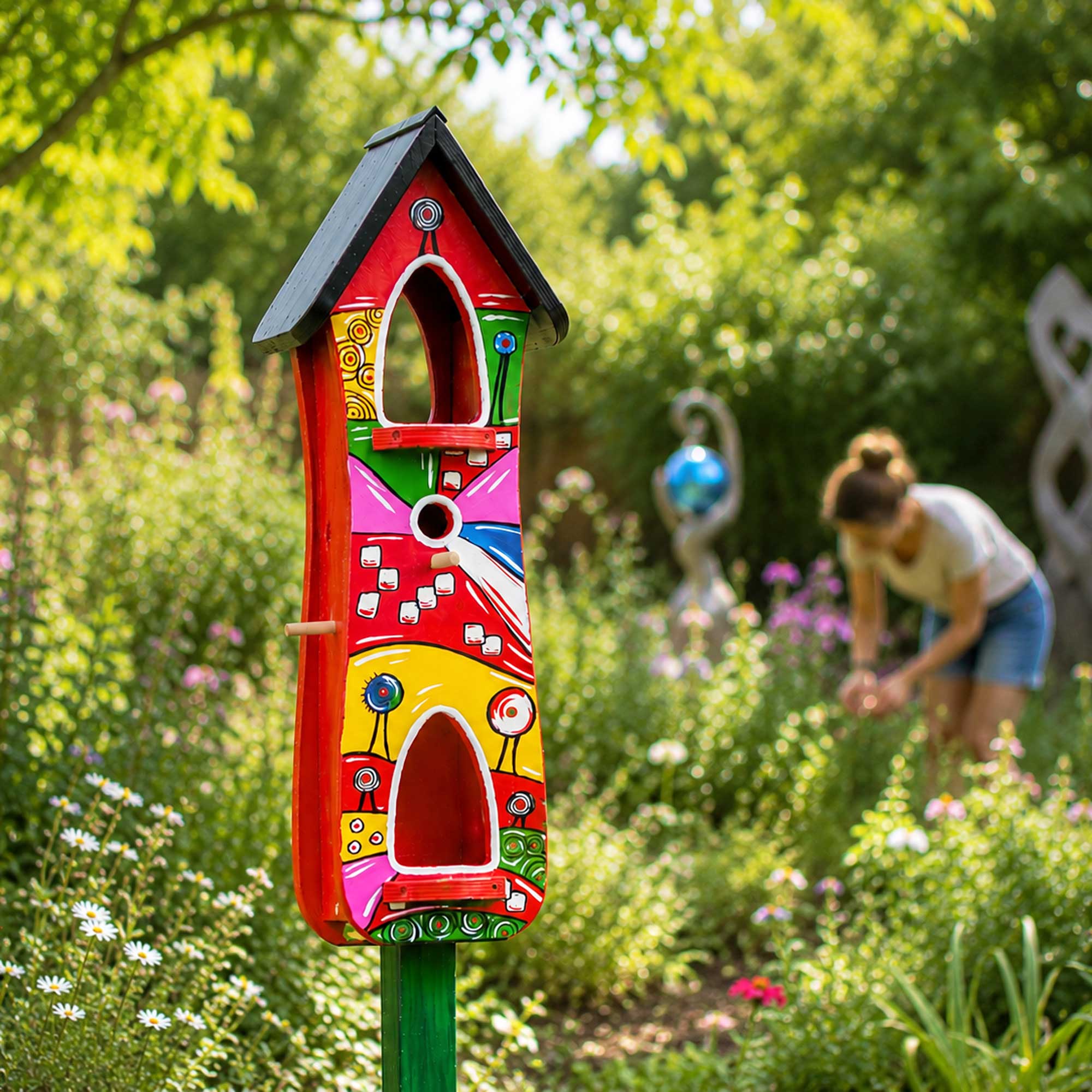 Geschenk Einzigartig Garten Deko Geburtstag Geschenk Hundertwasser