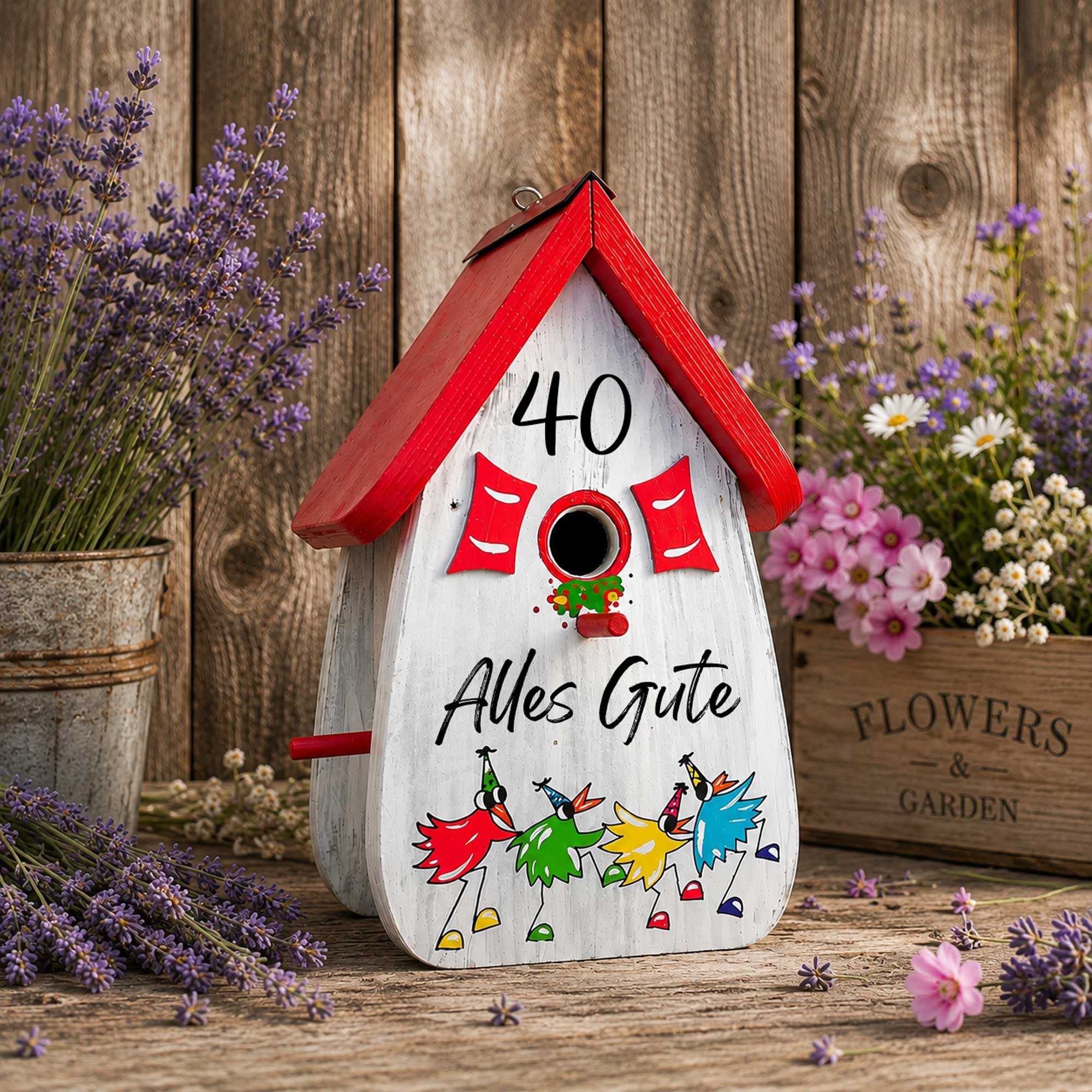 Geschenk zum runden geburtstag Garten persönliches kreatives geschenk mit Spruch Geschenk beste Freundin