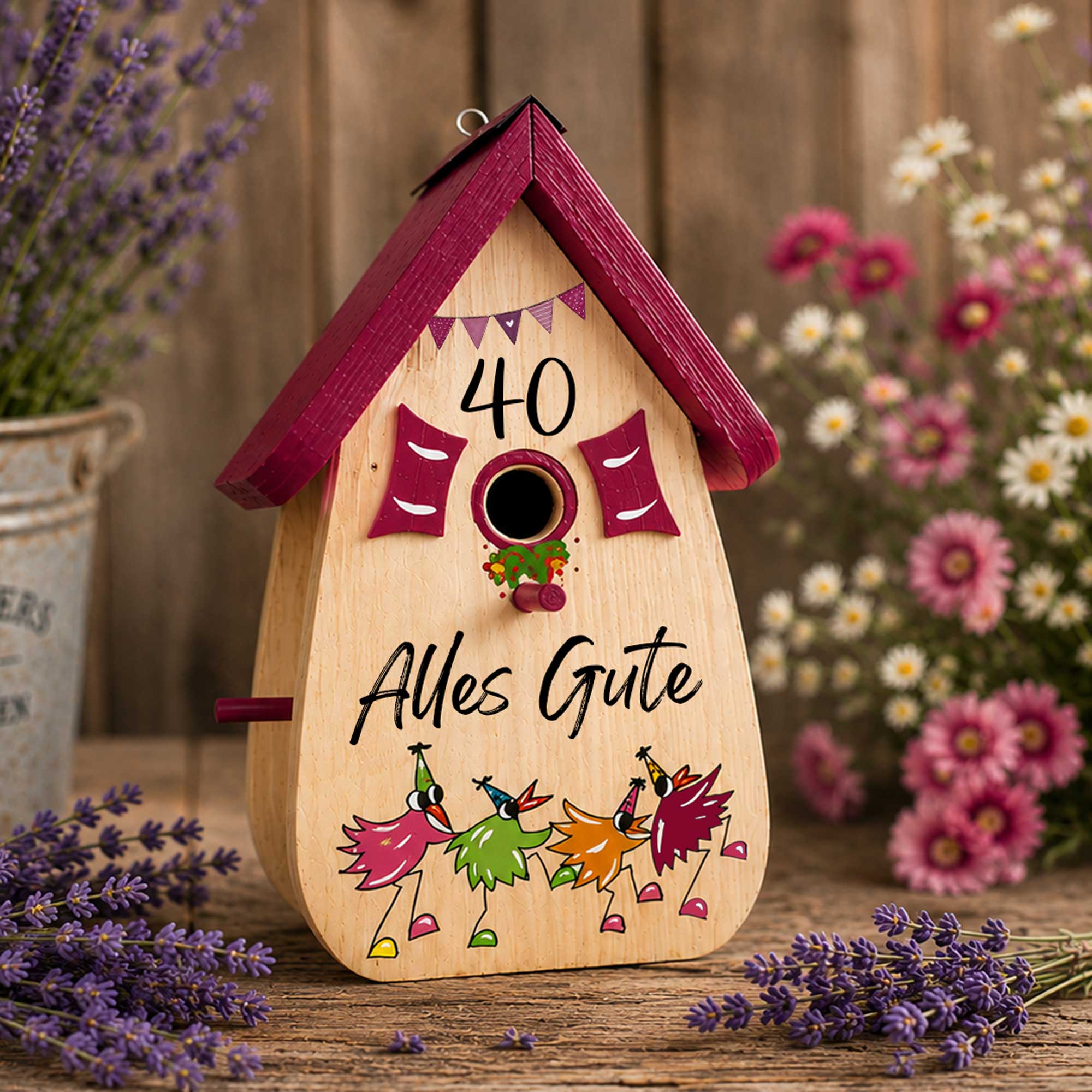 Geschenk zum runden geburtstag Garten persönliches kreatives geschenk mit Spruch Geschenk beste Freundin
