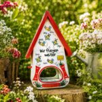 Shabbyweiß + rotes Dach
