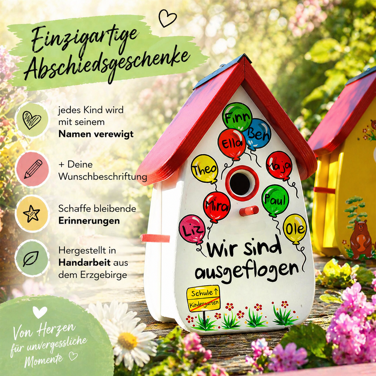 Abschiedsgeschenk Erzieherin Kita Tagesmutter persönliche Geschenkidee Nachhaltiges Geschenk