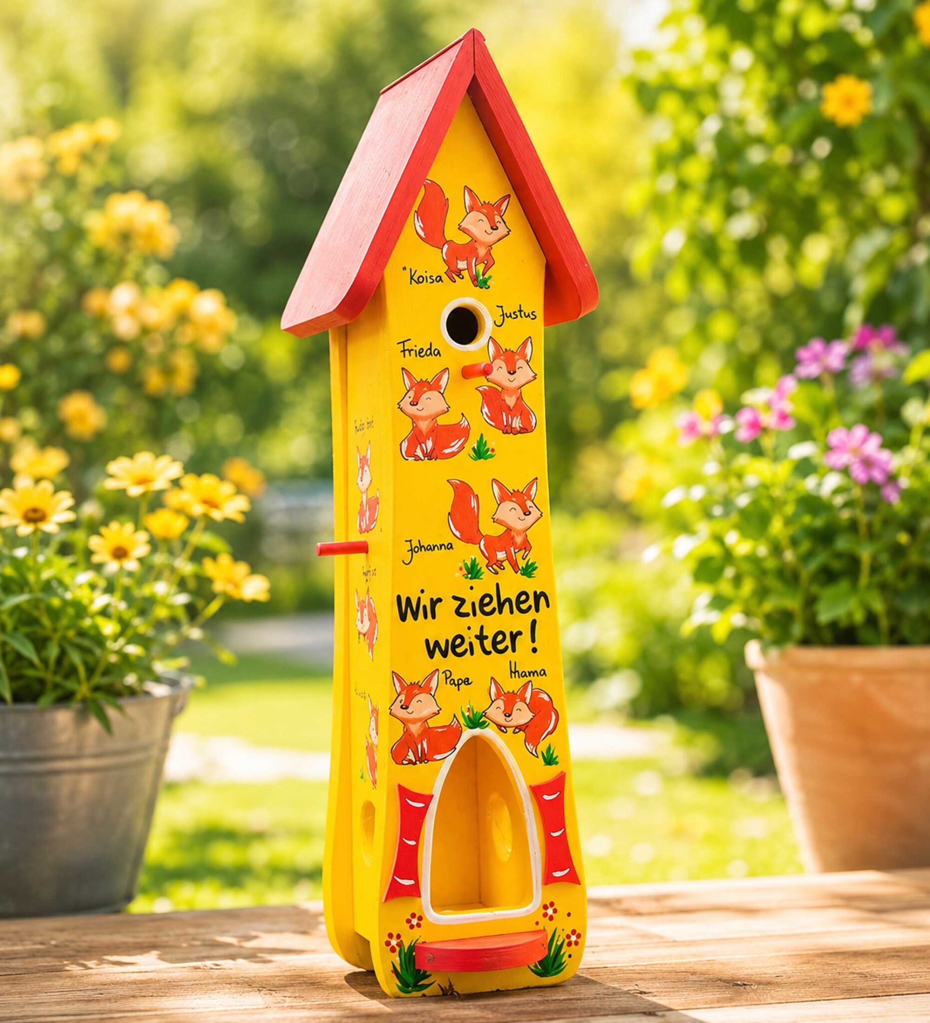 Geschenkidee zum Abschied aus dem kindergarten Erzieherin Erzieher Füchse Fuchsgruppe schlauchen Füchse