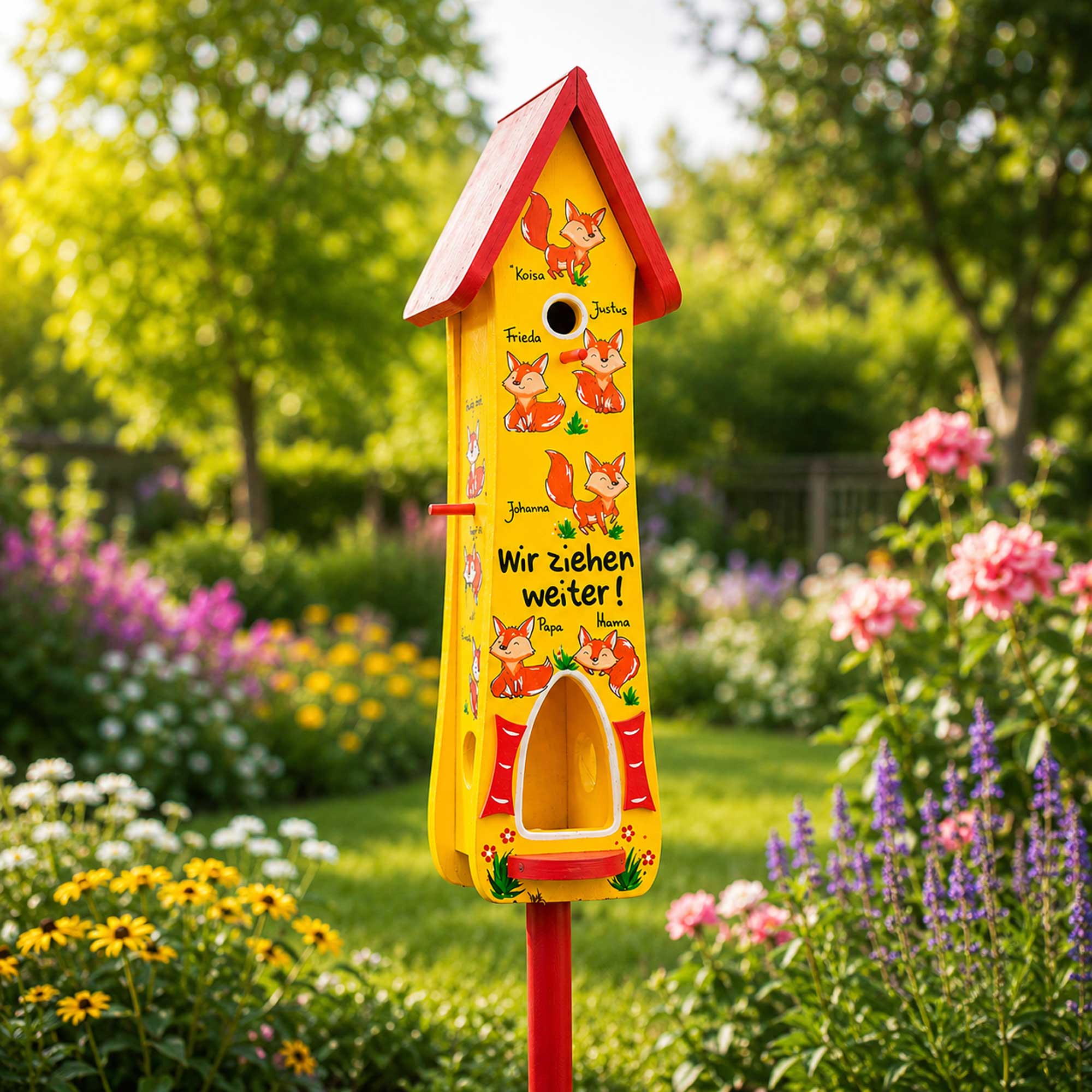 Geschenkidee zum Abschied aus dem kindergarten Erzieherin Erzieher Füchse Fuchsgruppe schlauchen Füchse