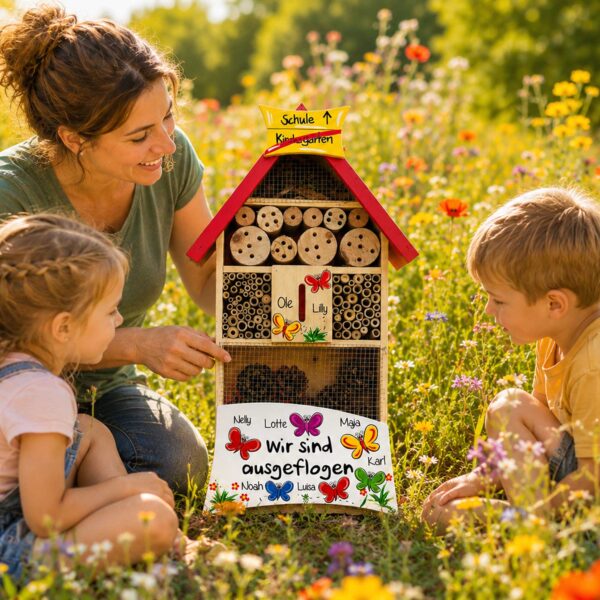 Geschenkidee zum kindergarten abschied erzieherin Tagesmutter schmetterlinge nützliches geschenk
