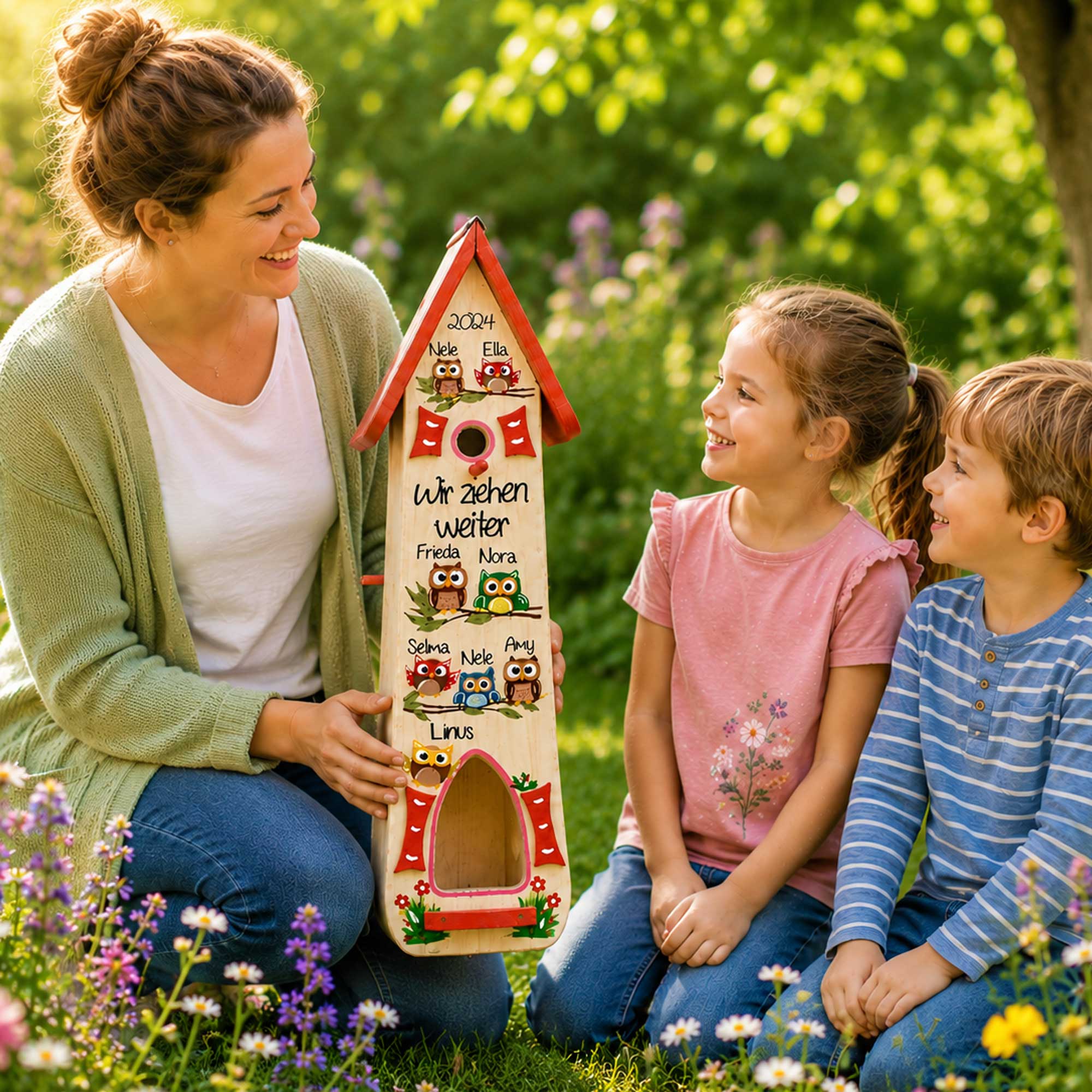 Abschiedsgeschenk Erzieherin Kindergarten Eulen Eulenklasse Lehrerin Vogelhaus geschenkidee