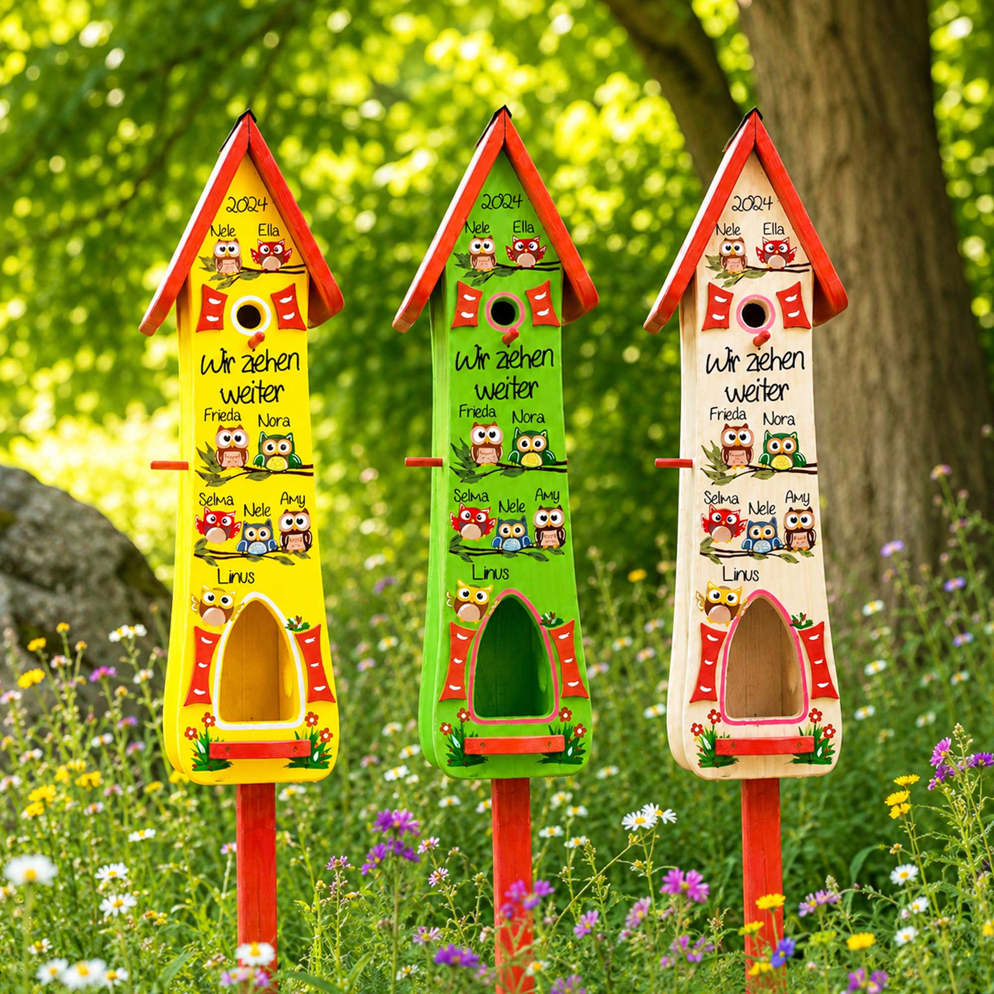 Abschiedsgeschenk Erzieherin Kindergarten Eulen Eulenklasse Lehrerin Vogelhaus geschenkidee