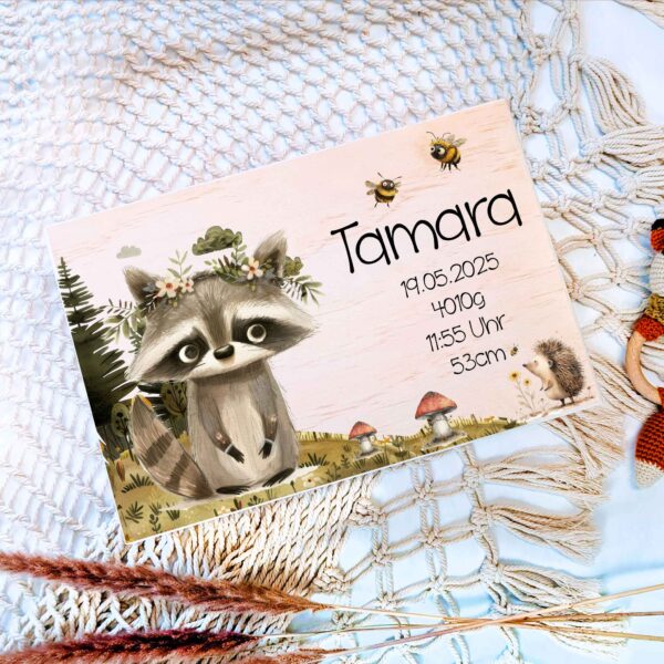 Erinnerungskiste Holz Baby Geschenk Geburt Taufe persönliches Geschenk Erinnerungen aufbewahren