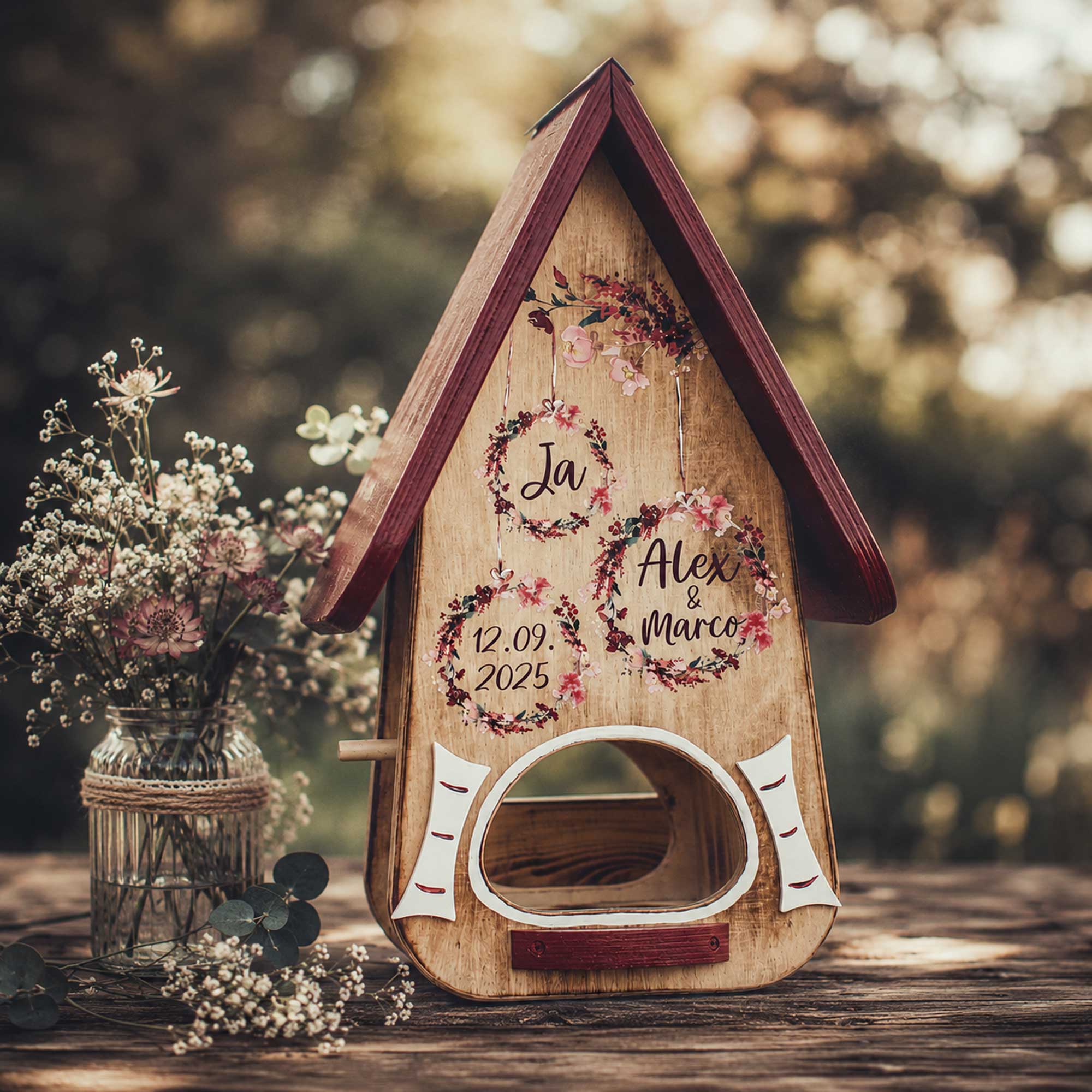 Geschenkidee fürs Brautpaar Trauzeugin Persönliches Geschenk von herzen nachhaltiges geschenk Boho Hochzeit