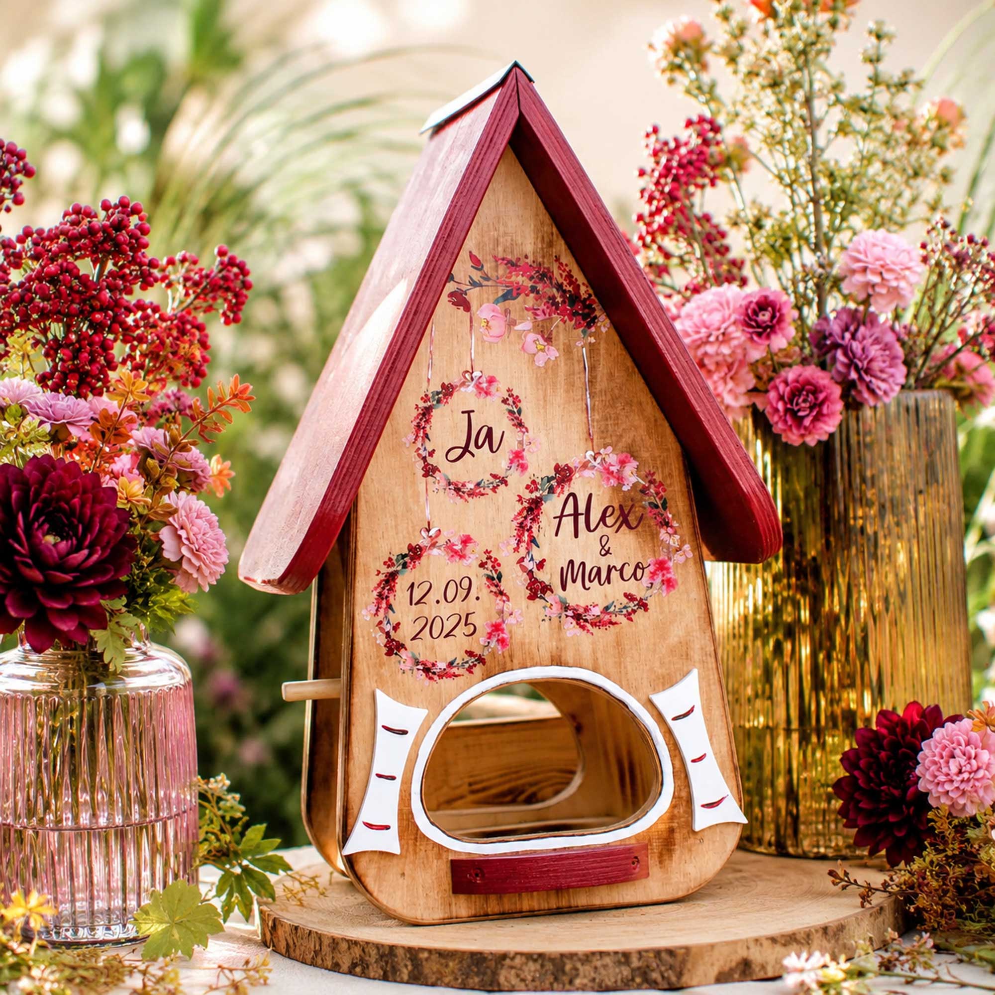 Geschenkidee fürs Brautpaar Trauzeugin Persönliches Geschenk von herzen nachhaltiges geschenk Boho Hochzeit