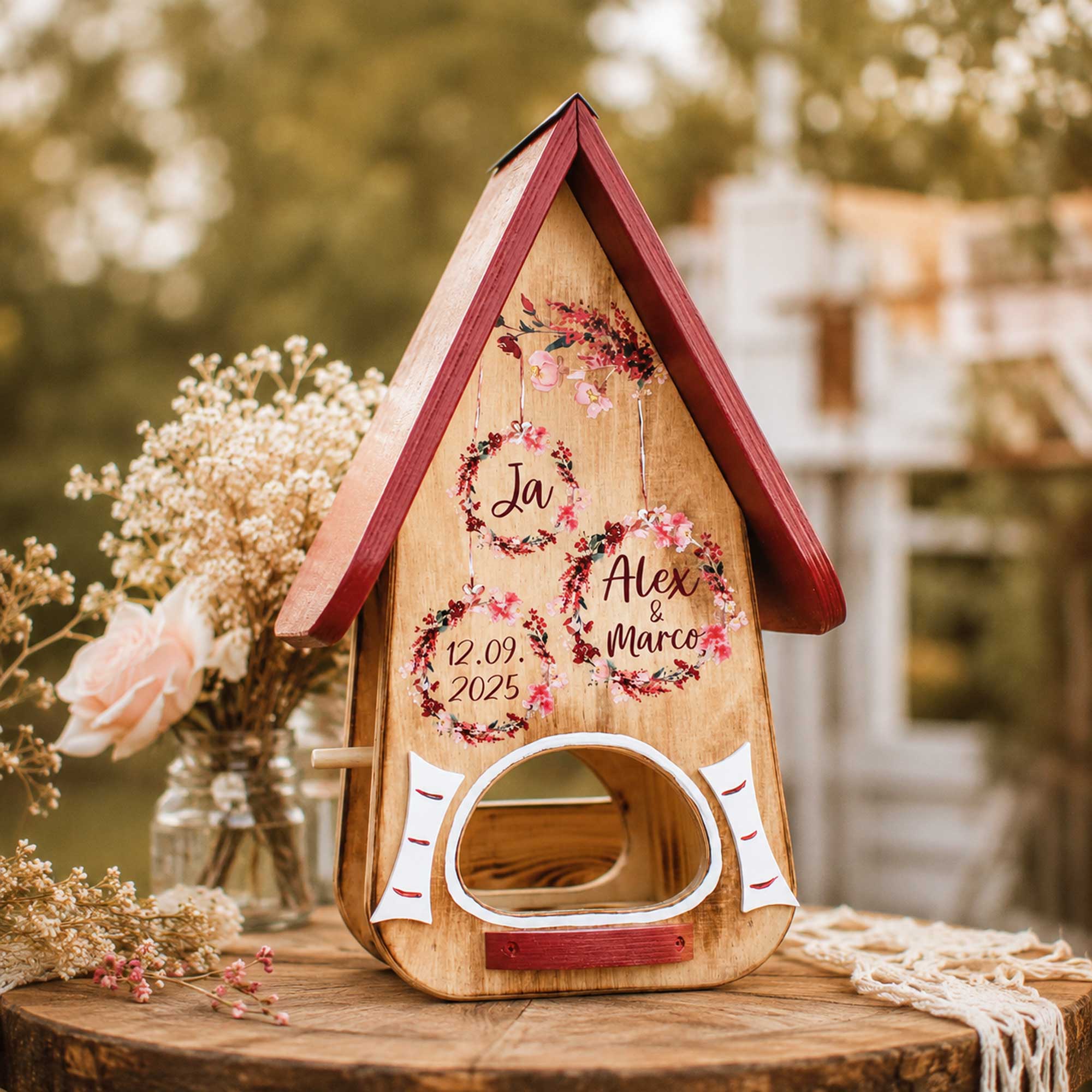 Geschenkidee fürs Brautpaar Trauzeugin Persönliches Geschenk von herzen nachhaltiges geschenk Boho Hochzeit