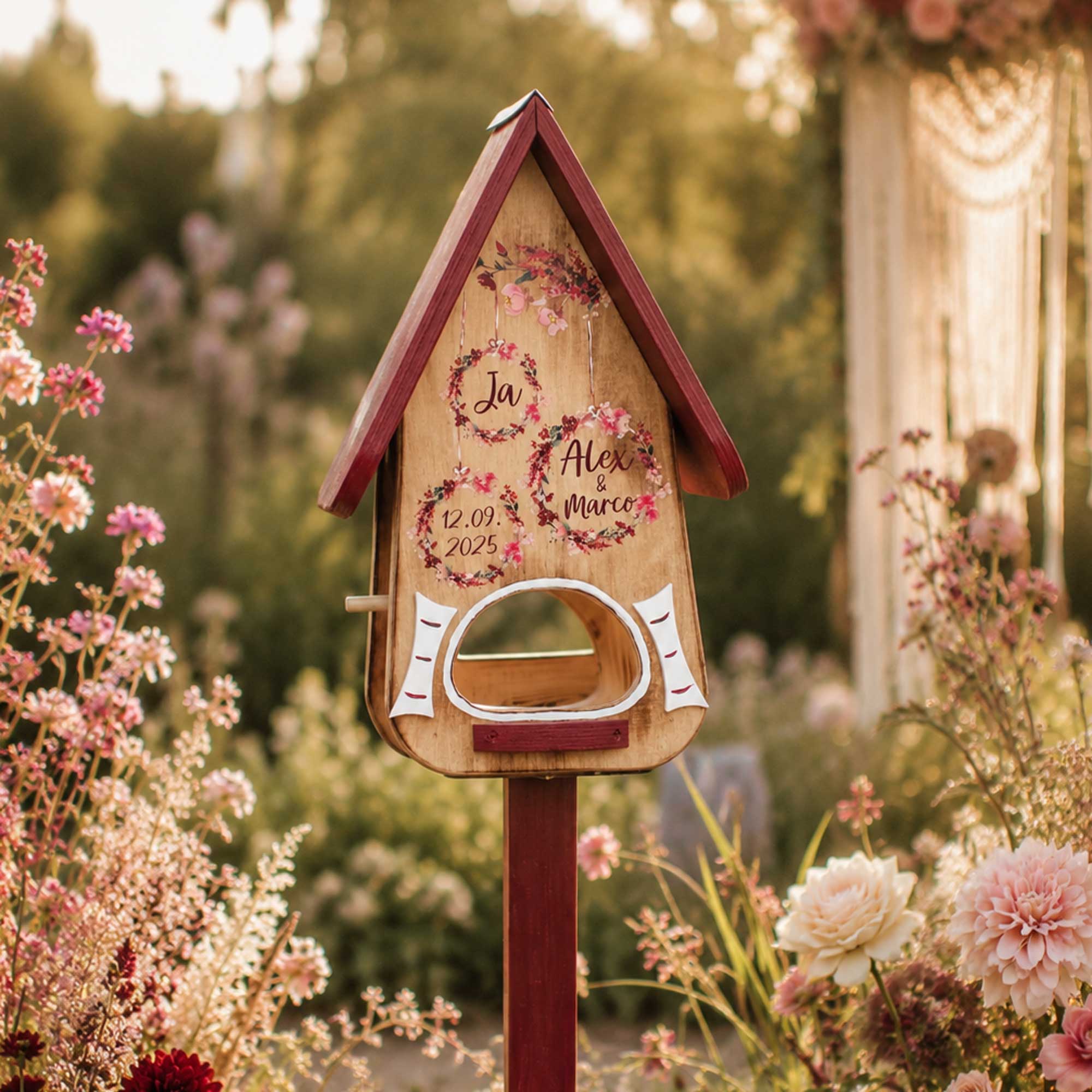 Geschenkidee fürs Brautpaar Trauzeugin Persönliches Geschenk von herzen nachhaltiges geschenk Boho Hochzeit